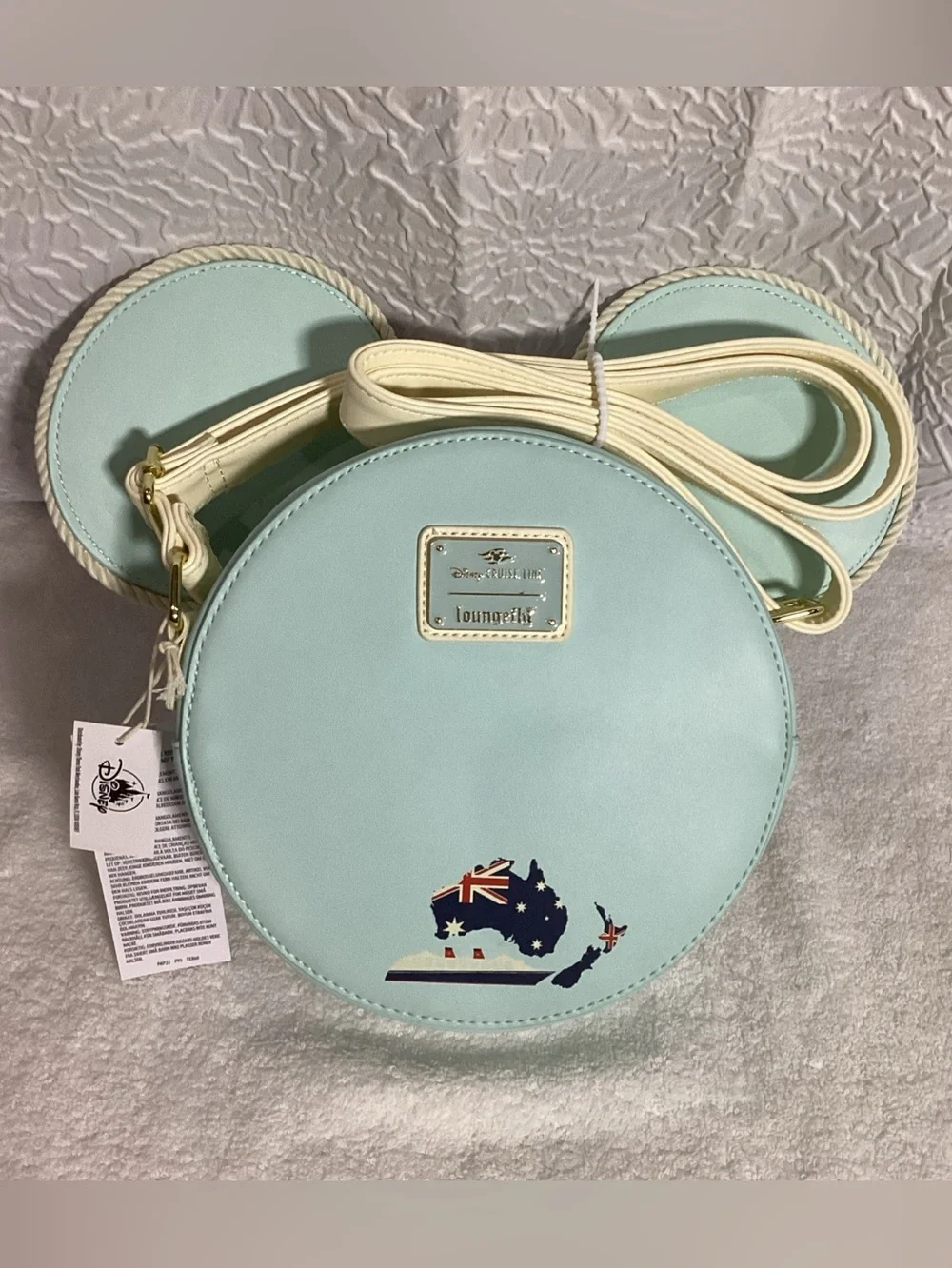 Loungefly Disney Cruise Line Mickey Mouse & Friends Figural Crossbody Bag NEW